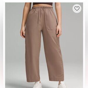 Lululemon Athletica Taupe High-Waisted Pants